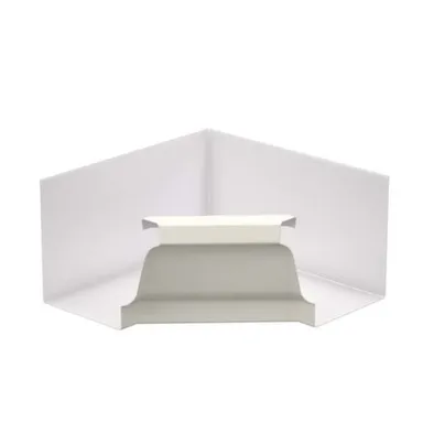 Купить Угол желоба, 0,5мм, внутренний, 120x86, белый, Металл Профиль в интернет-магазине Akvilon.kz