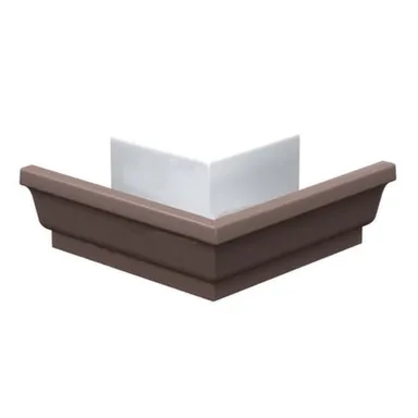 Купить Угол желоба, 0,5мм, наружный 120x86, коричневый, Металл Профиль в интернет-магазине Akvilon.kz