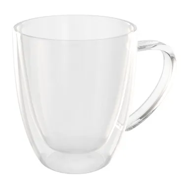 Купить Кружка стеклянная с двойными стенками Forte 310мл, Qwerty в интернет-магазине Akvilon.kz