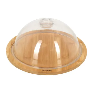 Купить Доска сервировочная с крышкой, бамбук 25x10см, Marmiton в интернет-магазине Akvilon.kz