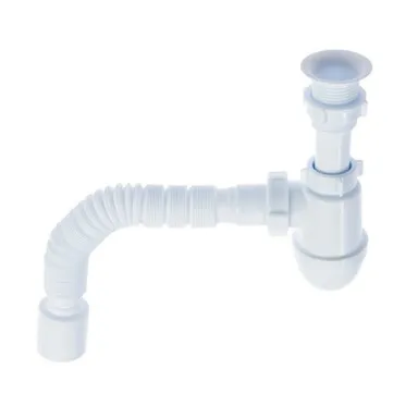 Купить Сифон бутылочный 1 1/2"х40 с гибкой трубой 40x50мм, Ани Пласт в интернет-магазине Akvilon.kz