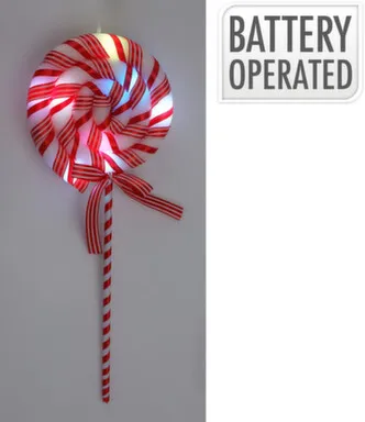 Купить Декорация Леденец, с подсветкой, 2,5x16x43 см, Koopman в интернет-магазине Akvilon.kz