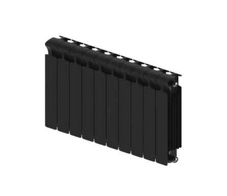 Купить Радиатор биметаллический Rifar Monolit 350x80 мм 10 секций цвет Антрацит в интернет-магазине Akvilon.kz