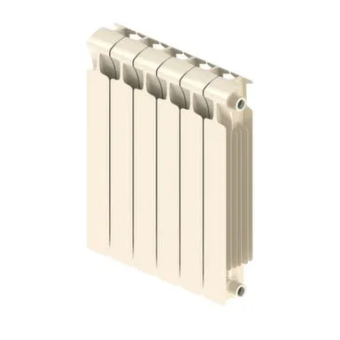 Купить Радиатор биметаллический Rifar Monolit 500x80 мм 6 секций цвет Айвори в интернет-магазине Akvilon.kz