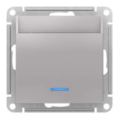 Купить Алюминий выключатель карточный 10А Atlas в интернет-магазине Akvilon.kz