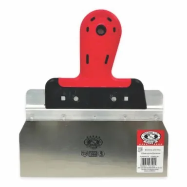 Купить Шпатель фасадный широкий из нержавеющей стали, двухкомпонентная ручка, 220x100 мм, Olejnik в интернет-магазине Akvilon.kz