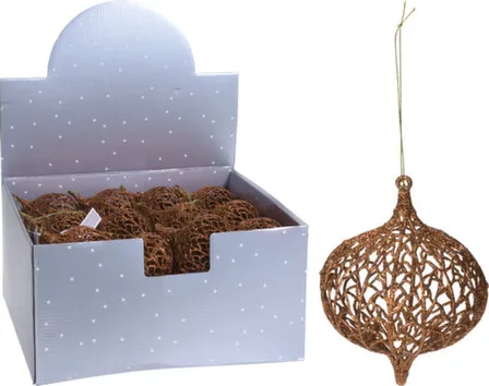 Купить Ёлочное украшение Луковка разм. 9x9x13см, Koopman в интернет-магазине Akvilon.kz