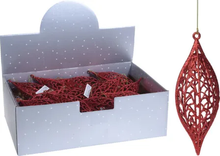 Купить Ёлочное украшение Сосулька разм. 8x8x22см, Koopman в интернет-магазине Akvilon.kz