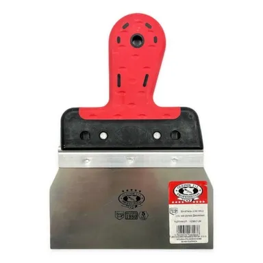 Купить Шпатель фасадный широкий из нержавеющей стали, двухкомпонентная ручка, 170x100 мм, Olejnik в интернет-магазине Akvilon.kz