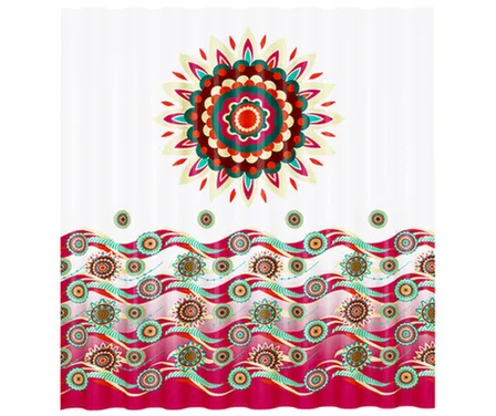 Купить Штора для ванной Isen 180x200см, WasserKraft в интернет-магазине Akvilon.kz