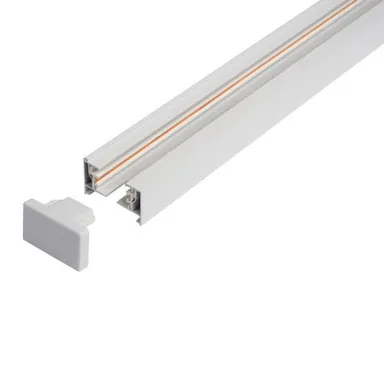 Купить Шинопровод однофазный L1000 PTR 1M-WH накладной/подвесной для трекового освещения белый Pro, JazzWay в интернет-магазине Akvilon.kz