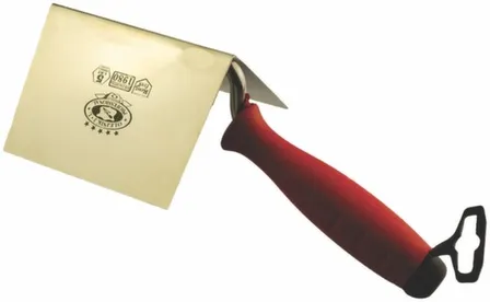 Купить Кельма для внутренних углов из нержавеющей стали, двухкомпонентная ручка, 75x110 мм, Olejnik в интернет-магазине Akvilon.kz