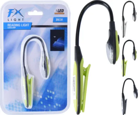 Купить Светильник портативный LED, с зажимом для книги, 2x3x25,5 см, в ассортименте, Koopman в интернет-магазине Akvilon.kz