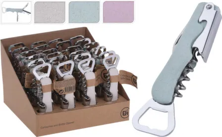 Купить Штопор/открывалка для банок и бутылок 14x4x2см в асс, Koopman в интернет-магазине Akvilon.kz