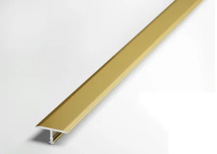 Купить Порог одноуровневый стыкоперекрывающий 13x2500 мм золото, Лука в интернет-магазине Akvilon.kz