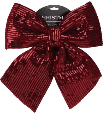 Купить Декорация Бант, красный, 26x4x30 см, в ассортименте, Koopman в интернет-магазине Akvilon.kz