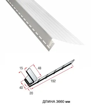 Купить Фаска Альта Профиль 3660 мм белый в интернет-магазине Akvilon.kz