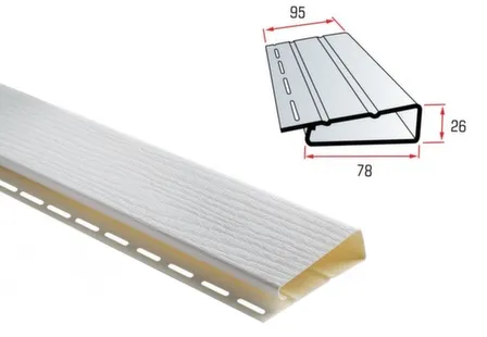 Купить Наличник Альта Профиль 3660 мм белый в интернет-магазине Akvilon.kz