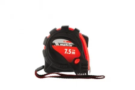 Купить Рулетка 7,5м/25мм, прорезиненный корпус, Matrix в интернет-магазине Akvilon.kz