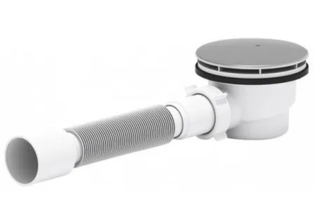 Купить Сифон для душевого поддона 1 1/2"х90 с трубой 375x40/50мм, Ани Пласт в интернет-магазине Akvilon.kz