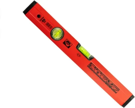 Купить Уровень строительный, красный, 400 мм, Olejnik в интернет-магазине Akvilon.kz