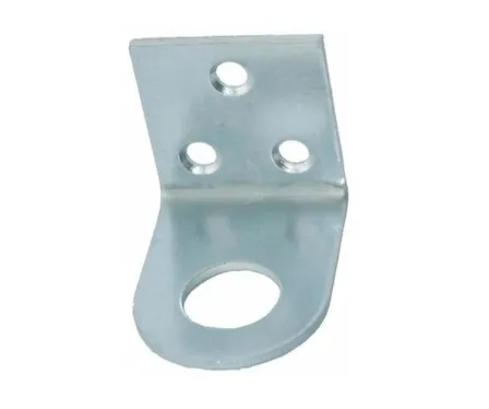 Купить Проушины 40x90 мм большие гнутые, пара, цинк, 1 шт, Стройбат в интернет-магазине Akvilon.kz