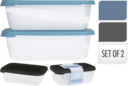 Купить Контейнеры для хранения, с крышками 2000мл, набор 2шт, Koopman в интернет-магазине Akvilon.kz