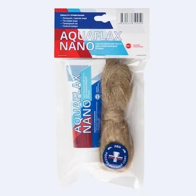 Купить AquaflaxNano, набор паста 80г тюбик + 20г лён в интернет-магазине Akvilon.kz