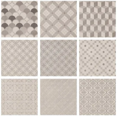 Купить Керамогранит Карнаби-стрит, орнамент, бежевый, 20x20 см, Kerama Marazzi в интернет-магазине Akvilon.kz