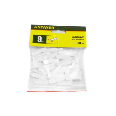 Купить Клинья для кафельной плитки 9 мм 50 шт, Stayer в интернет-магазине Akvilon.kz