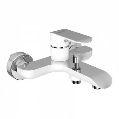 Купить Смеситель для ванны с коротким изливом Calipso белый/хром, Iddis в интернет-магазине Akvilon.kz