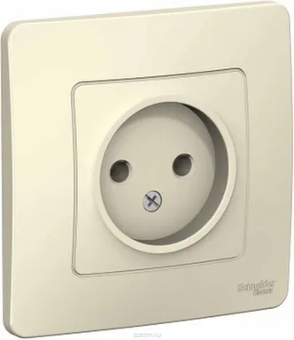 Купить Розетка 1-местная с/у 16А BLANCA молочный Shneider Electric в интернет-магазине Akvilon.kz