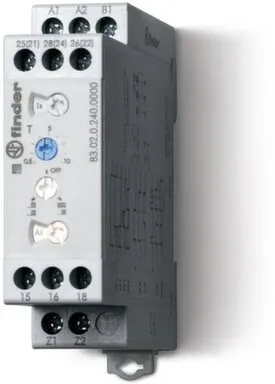 Купить Реле времени многофункциональное 240В AC/DC 2CO 12A Finder в интернет-магазине Akvilon.kz