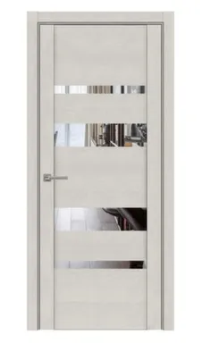 Купить Дверь межкомнатная UniLine 30013 зеркало Бьянка 600 UBERTURE в интернет-магазине Akvilon.kz