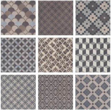 Купить Керамогранит Карнаби-стрит, орнамент, 20x20 см, Kerama Marazzi в интернет-магазине Akvilon.kz