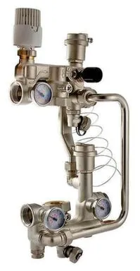 Купить Насосно-смесительный узел для теплого пола, без насоса, монтажная длина насоса 180 мм Valteс в интернет-магазине Akvilon.kz