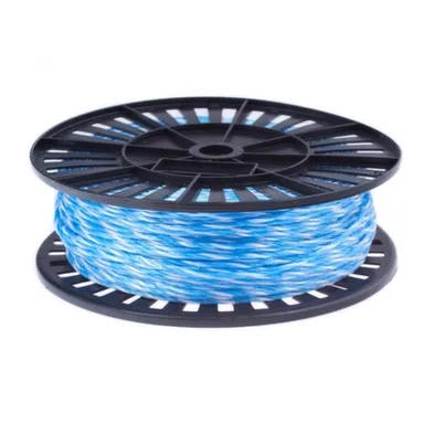 Купить Канат полипр.крученый 4 мм синий/белый, Стройбат в интернет-магазине Akvilon.kz