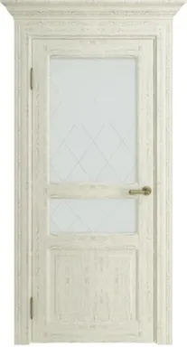 Купить Дверь межкомнатная Версаль 40006 Остекленное Ясень перламутровый 900 UBERTURE в интернет-магазине Akvilon.kz