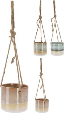 Купить Кашпо для цветов подвесное, 11x11x10 см, в асс, Koopman в интернет-магазине Akvilon.kz