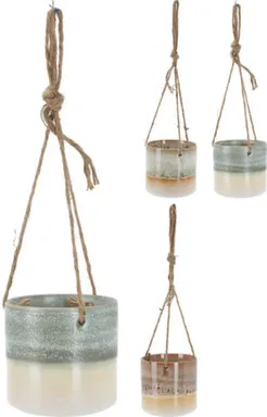 Купить Кашпо для цветов подвесное, 11x11x10 см, в асс, Koopman в интернет-магазине Akvilon.kz