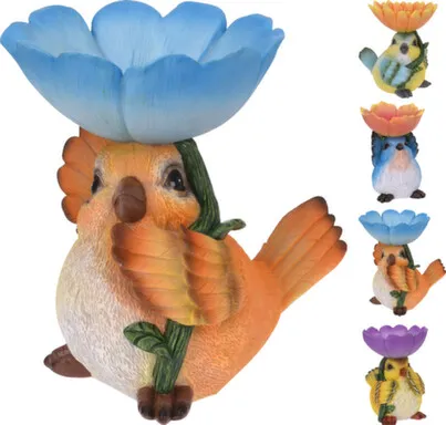 Купить Статуэтка садовая Птичка, 19x16x20,5 см, в ассортименте, Koopman в интернет-магазине Akvilon.kz