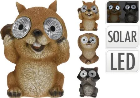 Купить Лампа солярная Садовое животное, 10,8x10x14,7 см, дизайн в ассортименте, Koopman в интернет-магазине Akvilon.kz