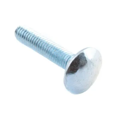 Купить Болт мебельный DIN 603, 8x50 мм, белый цинк, 20 шт, Стройбат в интернет-магазине Akvilon.kz