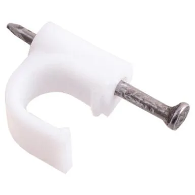 Купить Скоба крепежная круглая с гвоздем d8 мм (50 шт), Стройбат в интернет-магазине Akvilon.kz