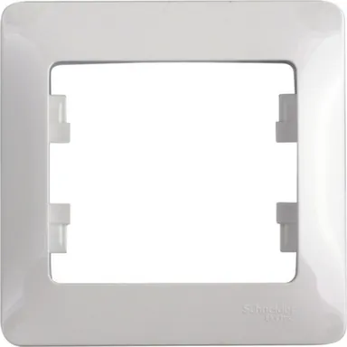 Купить Рамка 1-местная Schneider Electric Glossa Белая в интернет-магазине Akvilon.kz