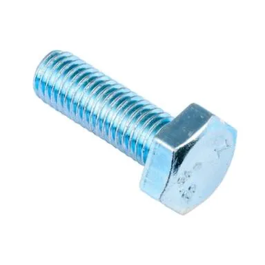 Купить Болт DIN 933 М10x35 (белый цинк 2 шт), Стройбат в интернет-магазине Akvilon.kz