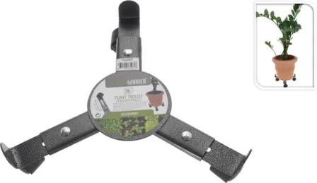 Купить Подставка для цветов, на колесах, раздвижная, 22,5 / 30 см, максимальная нагрузка 50 кг, Koopman в интернет-магазине Akvilon.kz