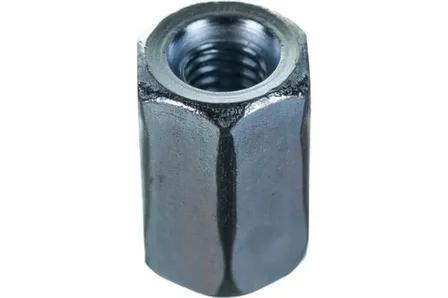 Купить Гайка переходная DIN 6334, белый цинк, М4, 1 шт, Стройбат в интернет-магазине Akvilon.kz