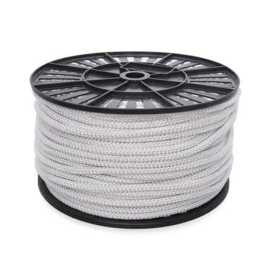 Купить Шнур плотный с сердечником 8 мм, белый, Стройбат в интернет-магазине Akvilon.kz