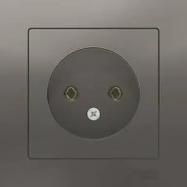 Купить Розетка 1-местная Schneider Electric Atlas Стальной в интернет-магазине Akvilon.kz